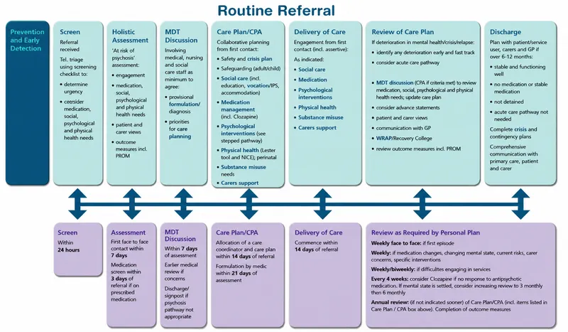 Psychosis Treatment Pathway for Routine Referrals