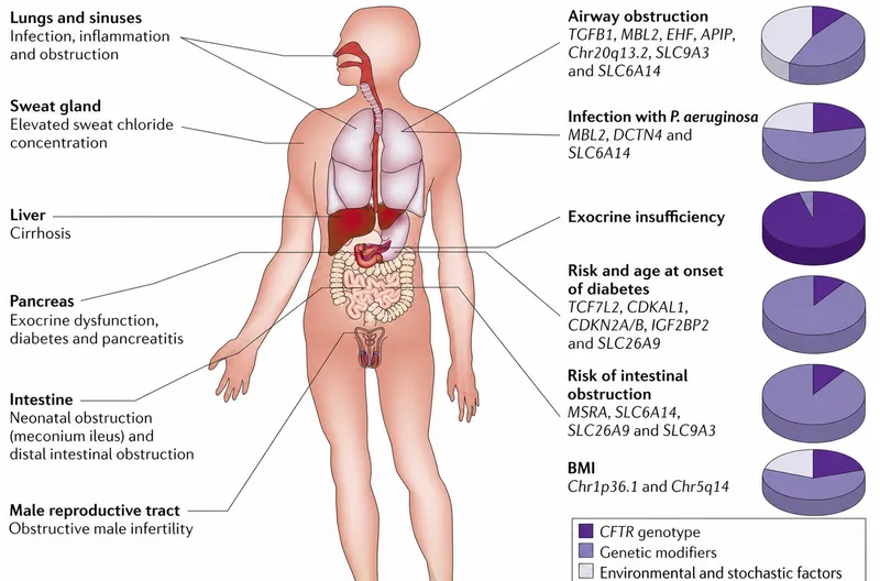 Cystic Fibrosis: Multi-Organ System Effects and Genetics