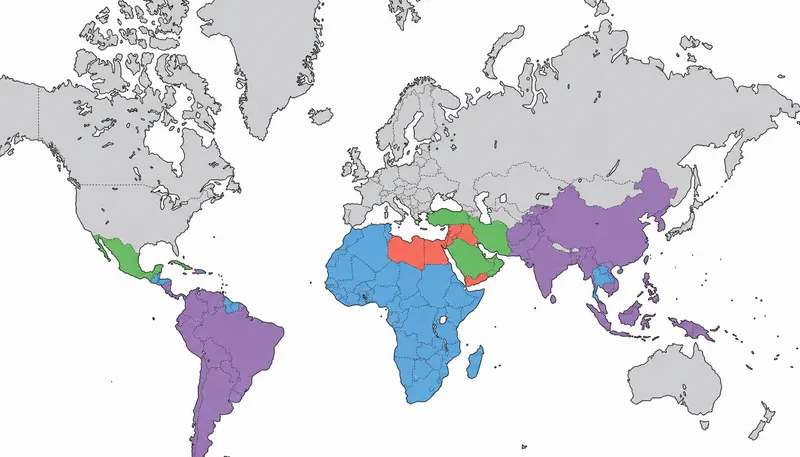 Global distribution of helminths, TB, malaria, and HIV