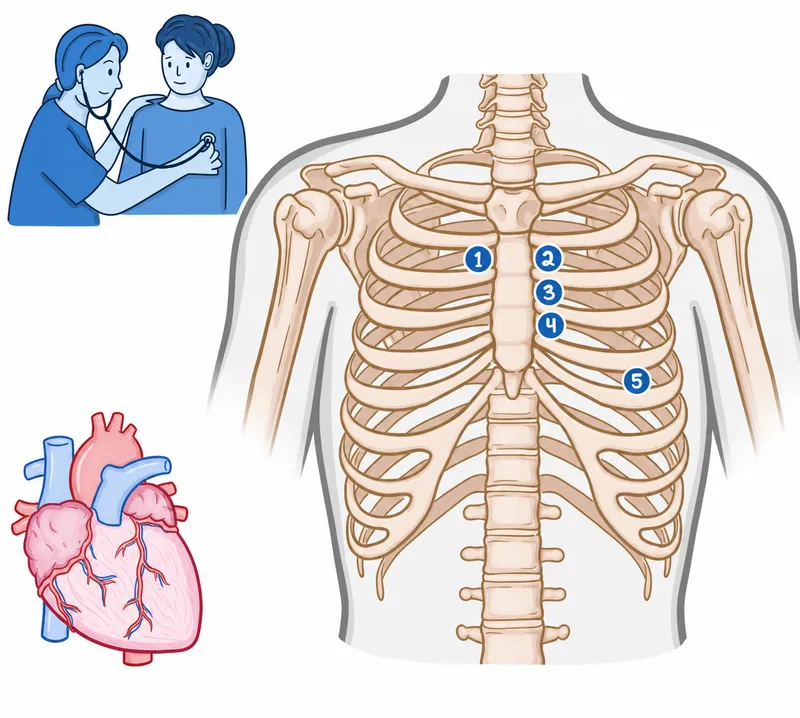 Cardiac Auscultation Points (APETM)