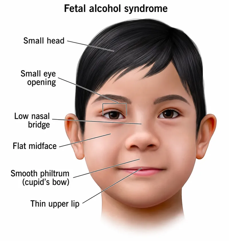 Fetal Alcohol Syndrome: Key Facial Features