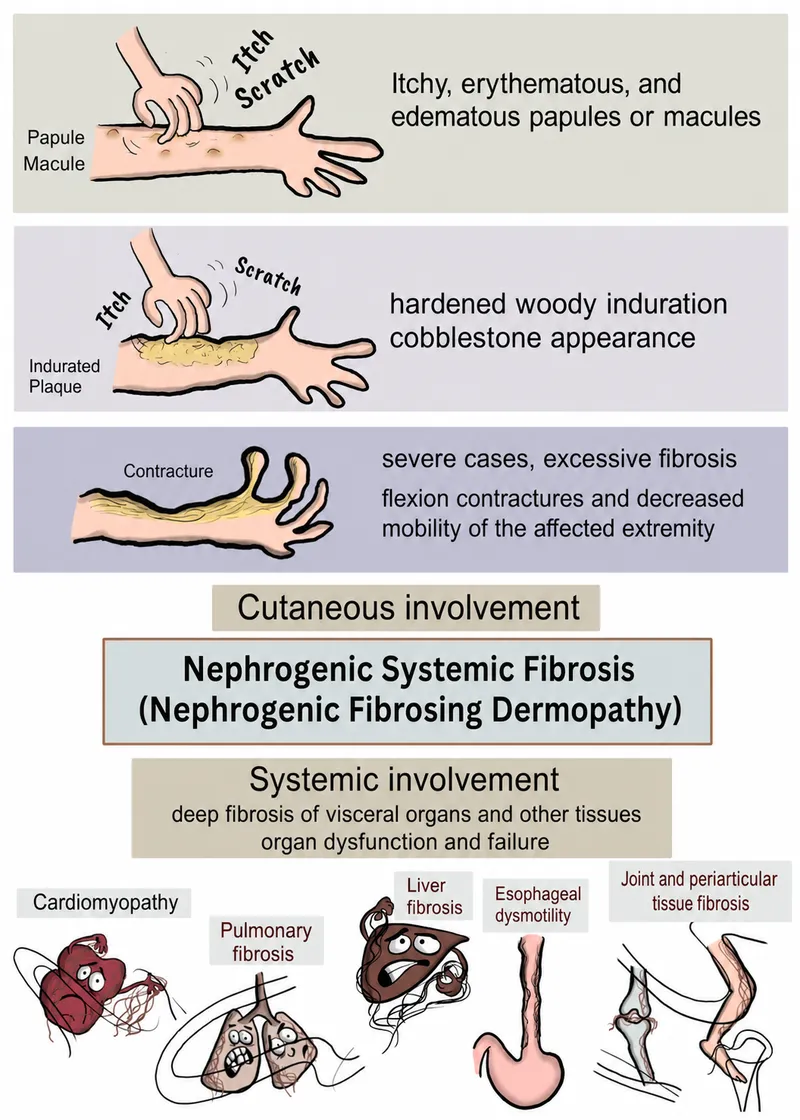 Nephrogenic Systemic Fibrosis: Cutaneous & Systemic