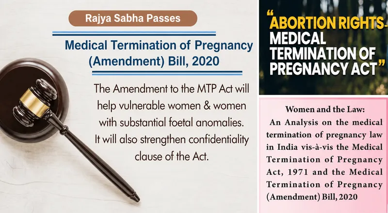 MTP Act 2020 Amendment Bill: Key Provisions