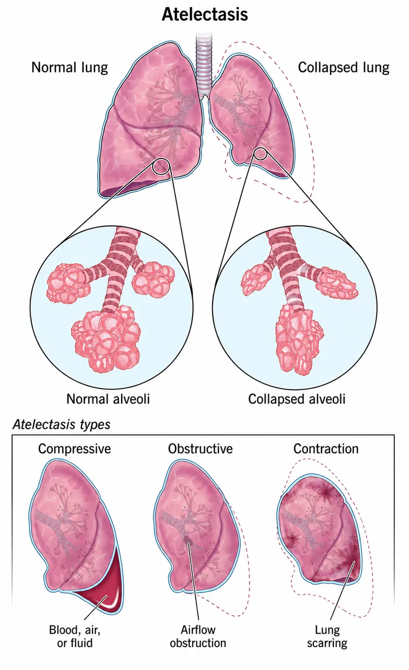 Types of Atelectasis Diagram