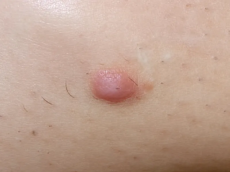 Dermatofibroma with Fitzpatrick sign