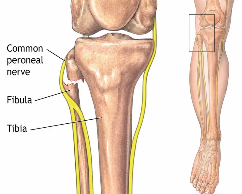 Common peroneal nerve injury from fibula fracture