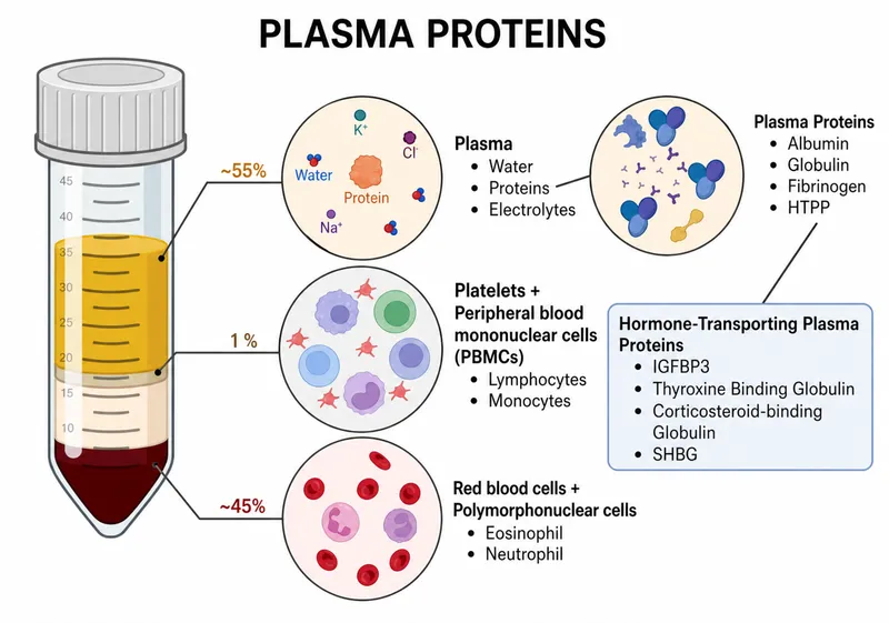 Plasma Proteins Composition Diagram