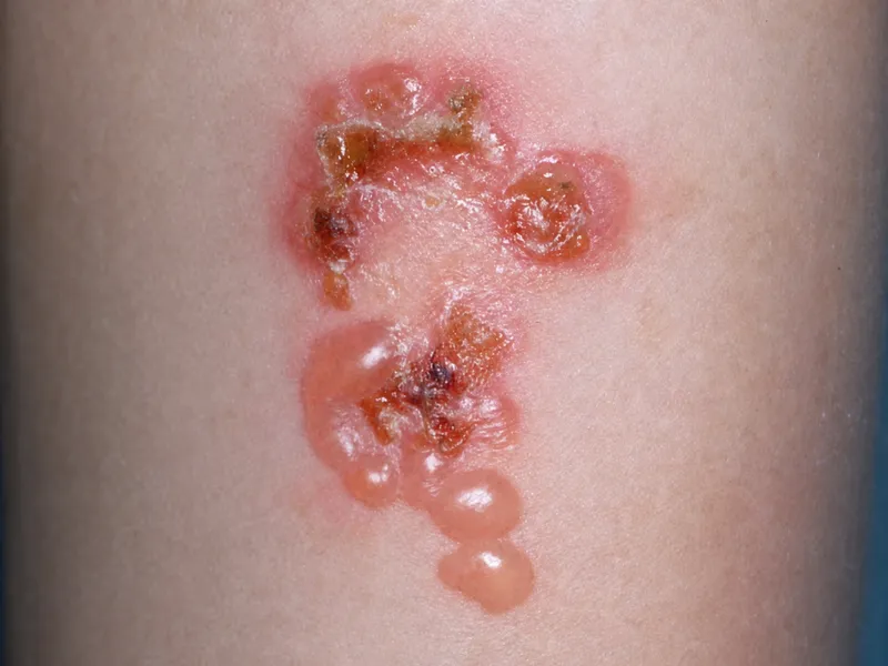 Linear IgA Bullous Dermatosis "string of pearls"