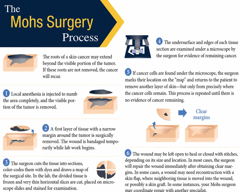 Mohs Surgery Process Diagram