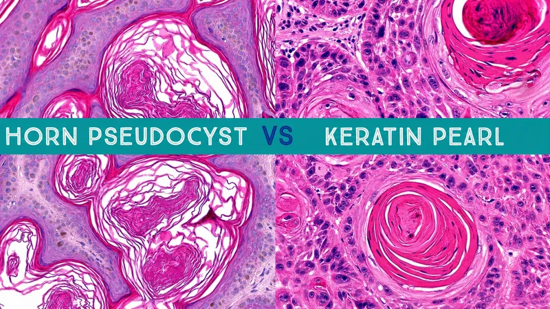 Histological comparison of benign versus malignant epidermal proliferations