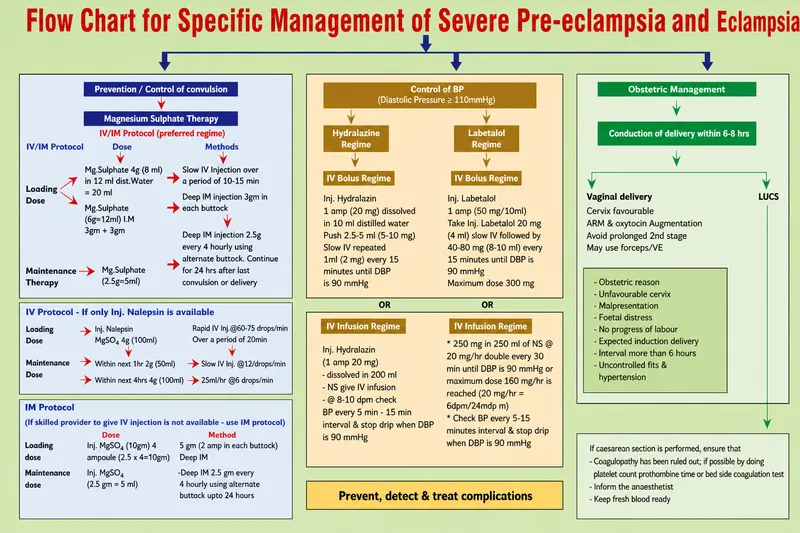 Evidence-based treatment algorithm for common pregnancy complications