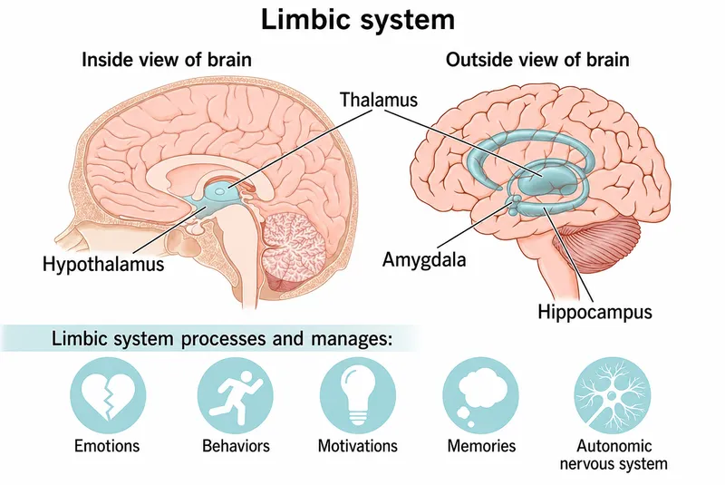 Limbic System Anatomy and Functions Diagram