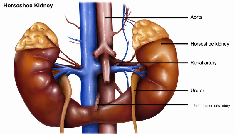 Horseshoe Kidney and Inferior Mesenteric Artery
