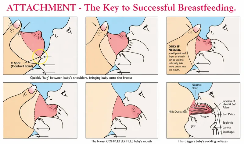 Breastfeeding Attachment Diagram