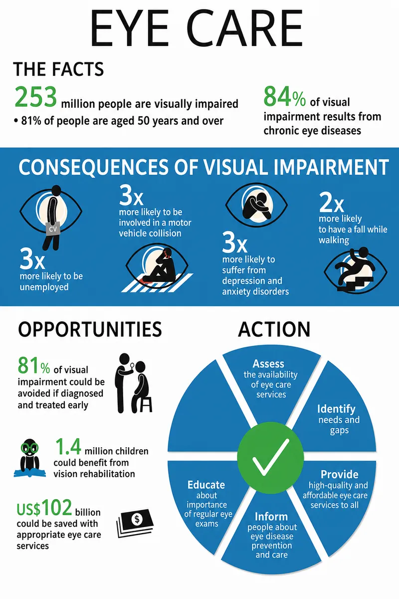 Eye Care Facts, Consequences, Opportunities, and Action