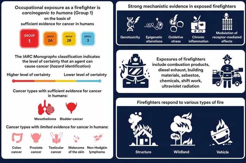 Firefighter occupational cancer risks and exposures