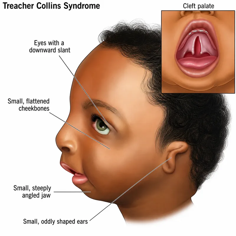 Treacher Collins Syndrome facial features