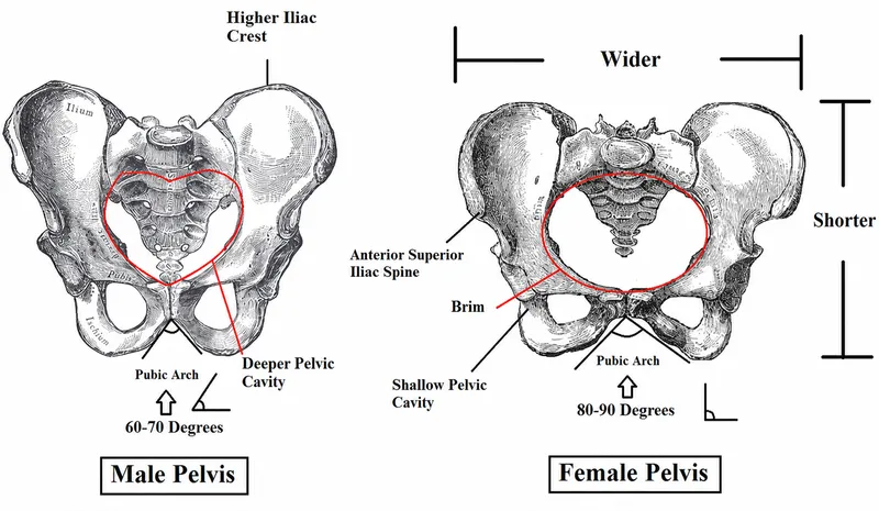 Male vs. Female Pelvis: Key Anatomical Differences