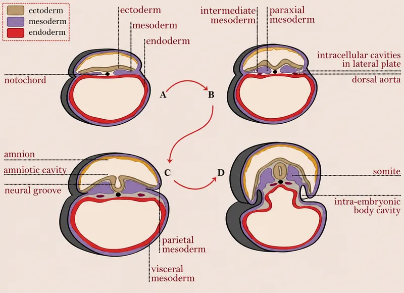 Germ Layer Derivatives Diagram