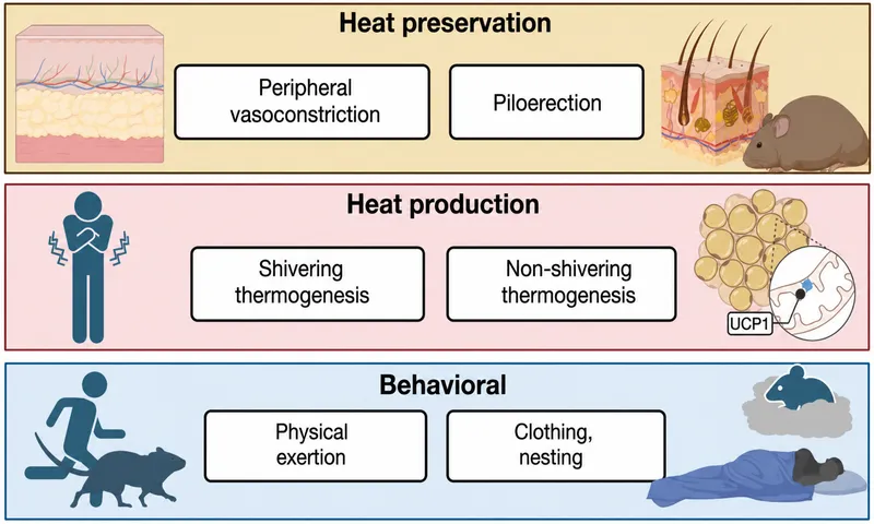 Physiological and behavioral responses to cold