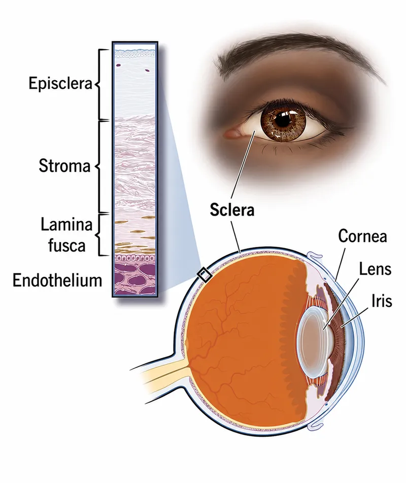 Anatomy of the Sclera and Episclera