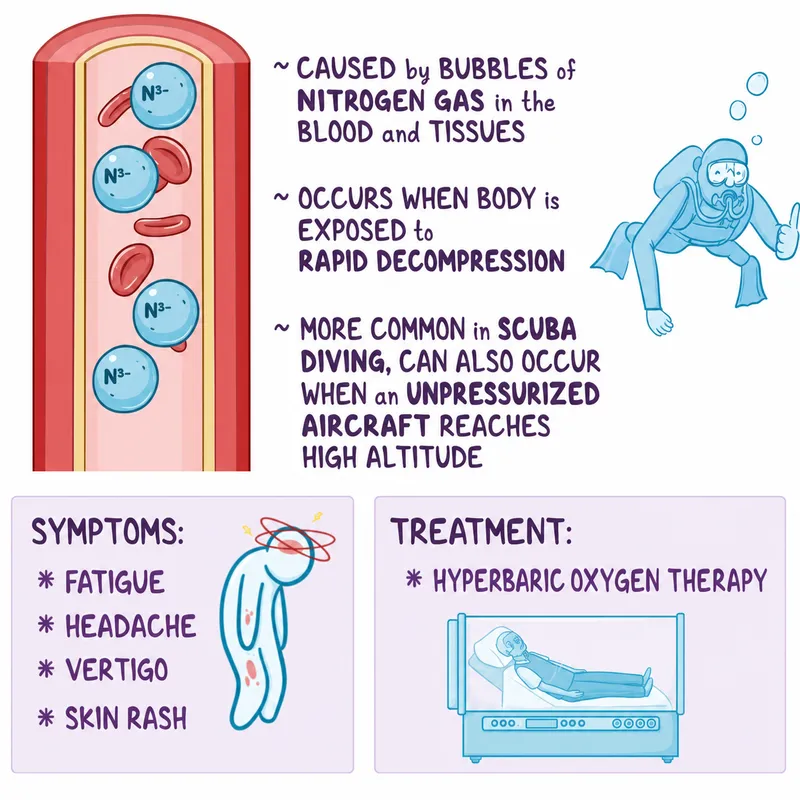 Decompression Sickness: Causes, Symptoms, Treatment