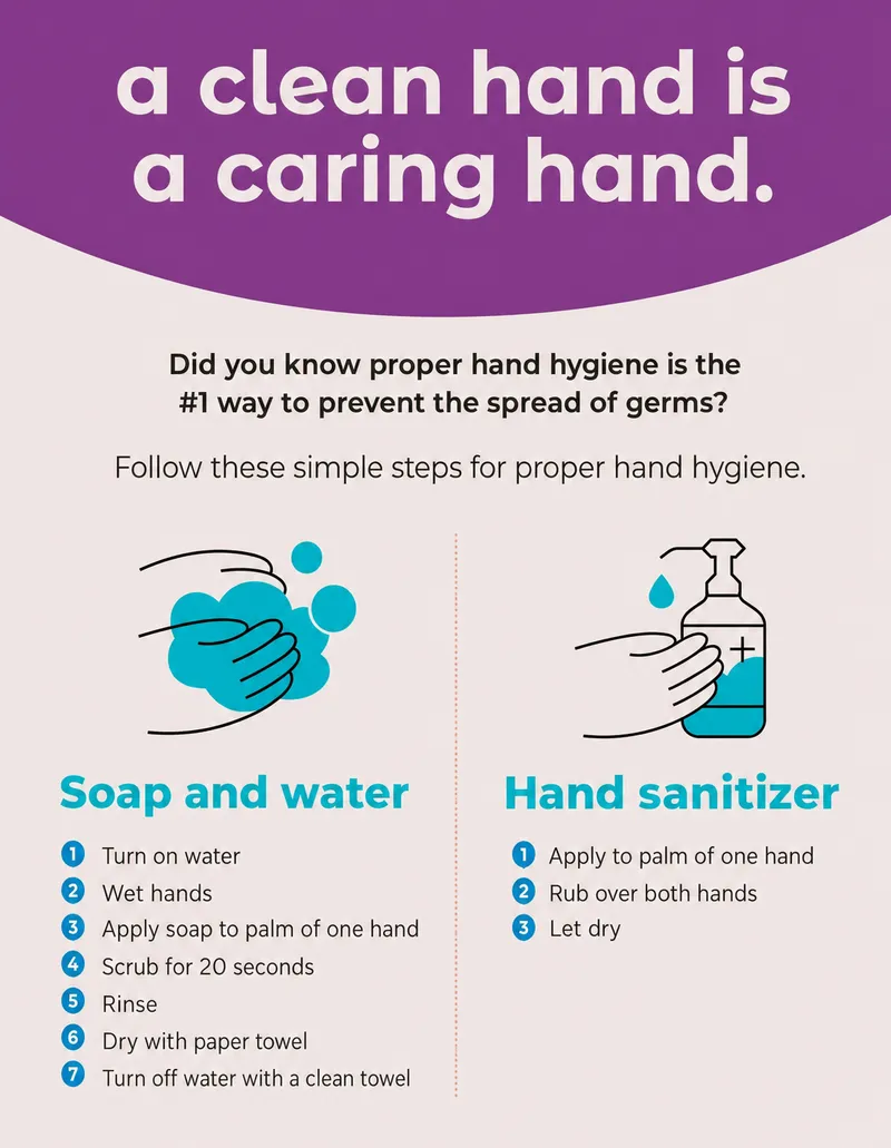 Handwashing vs. Hand Sanitizer: Steps for Hand Hygiene