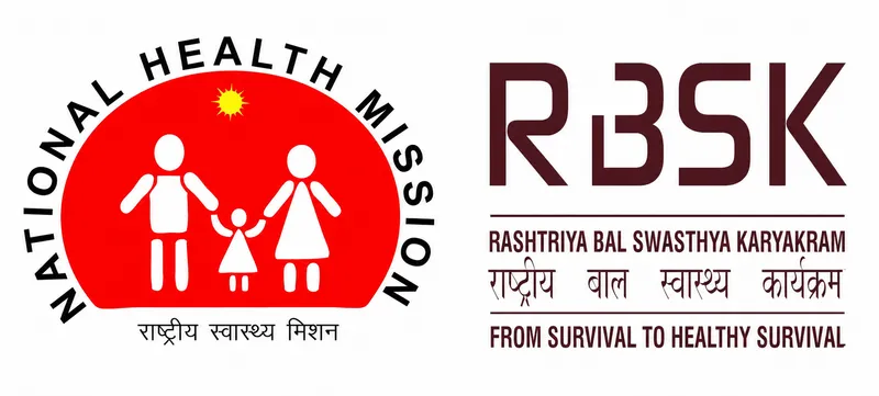 RBSK and National Health Mission logos