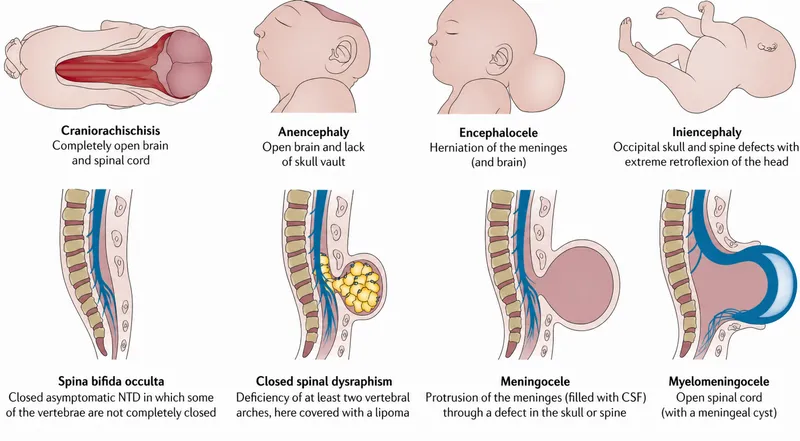 Types of Neural Tube Defects