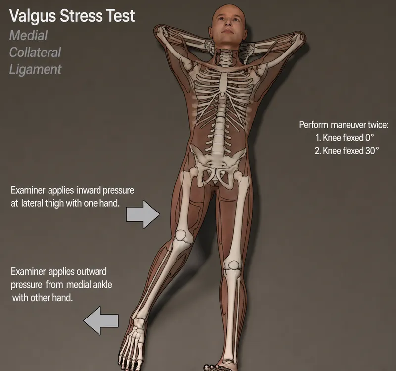Valgus Stress Test for Medial Collateral Ligament