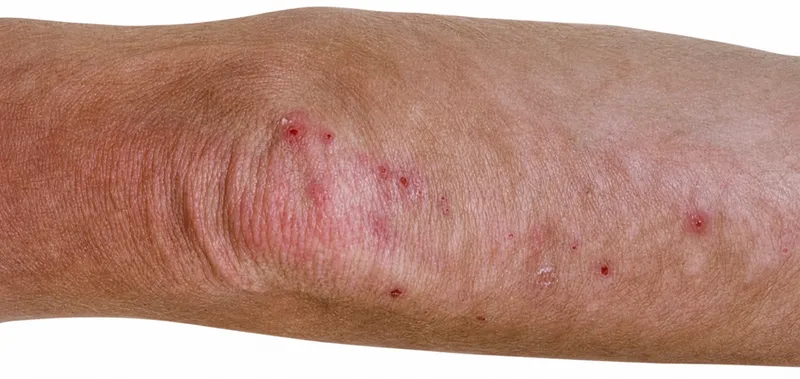 Dermatitis Herpetiformis on Elbow