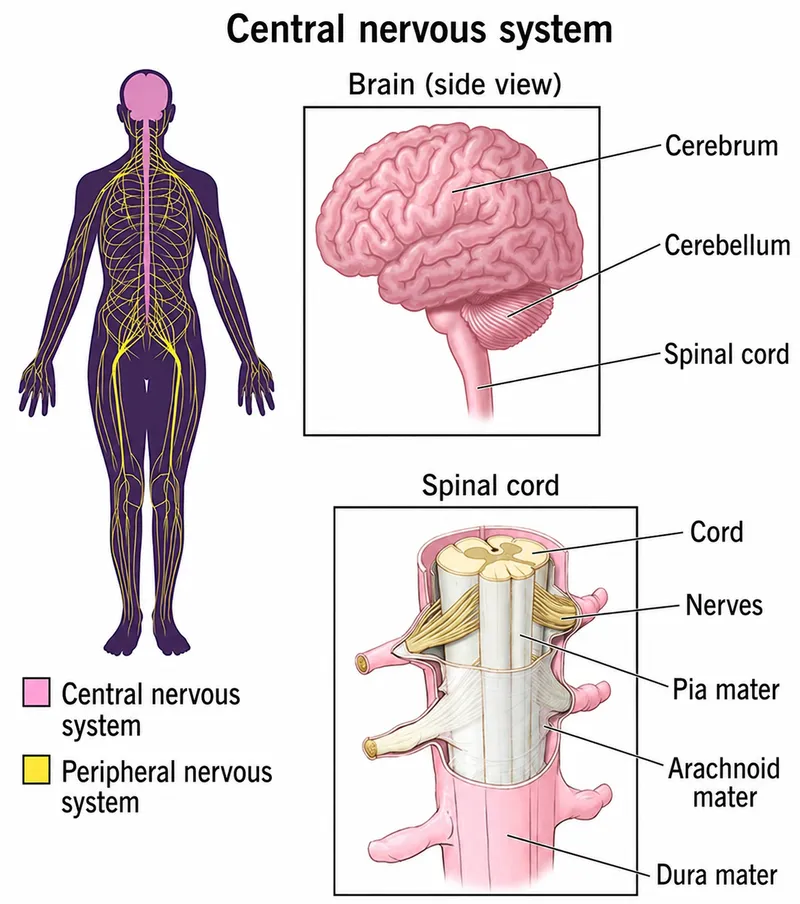 Central Nervous System: Brain and Spinal Cord