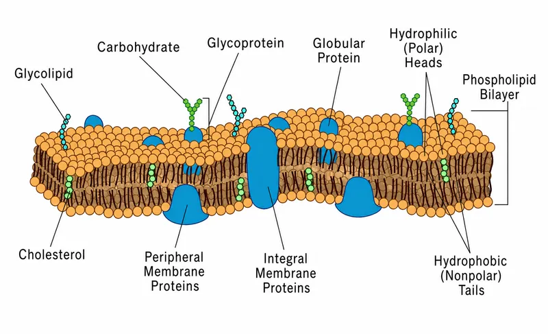 Fluid Mosaic Model of Cell Membrane