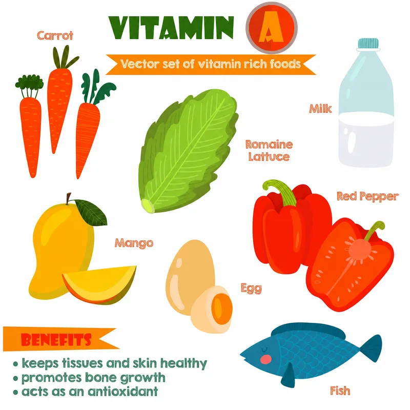 Vitamin A rich foods and their benefits