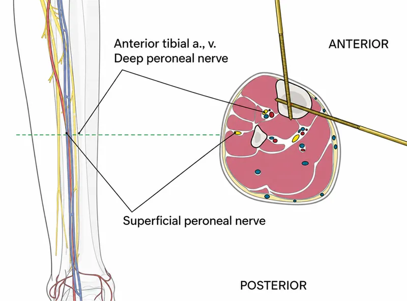 Safe corridors for external fixator pins in tibia