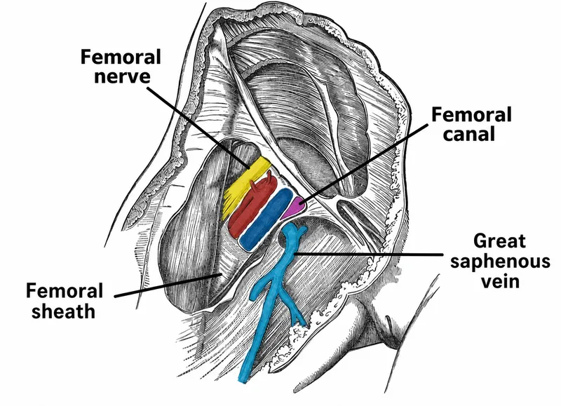 Femoral Triangle Anatomy: Nerves, Vessels, and Sheath