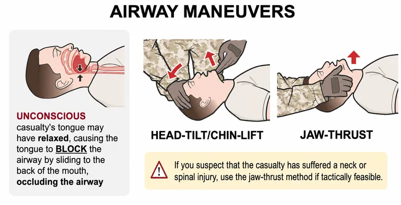 Airway Maneuvers: Head-Tilt/Chin-Lift vs. Jaw-Thrust