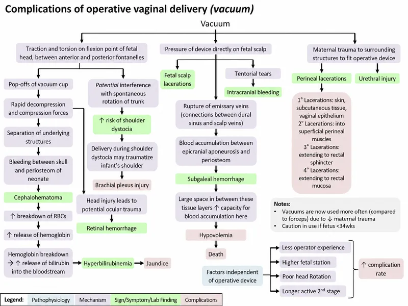 Complications of Vacuum-Assisted Operative Vaginal Delivery