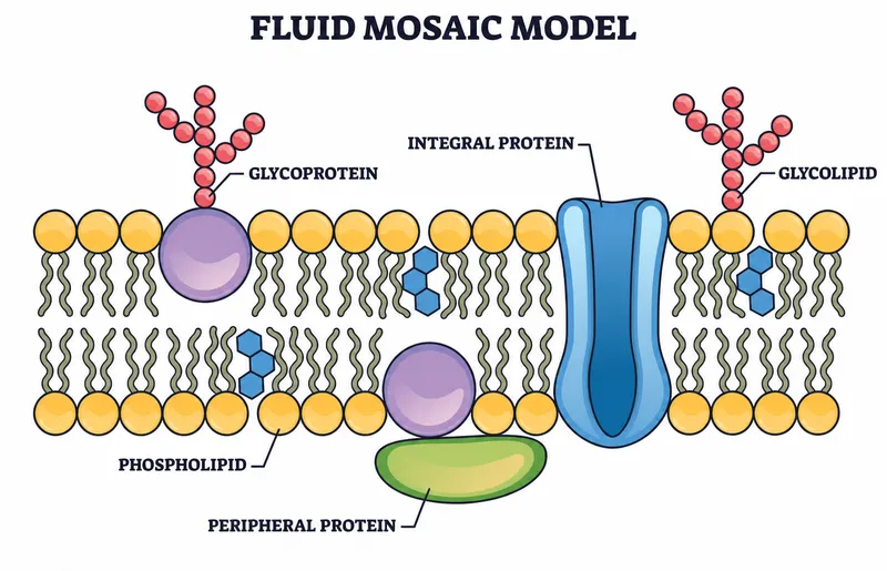 Fluid mosaic model of cell membrane