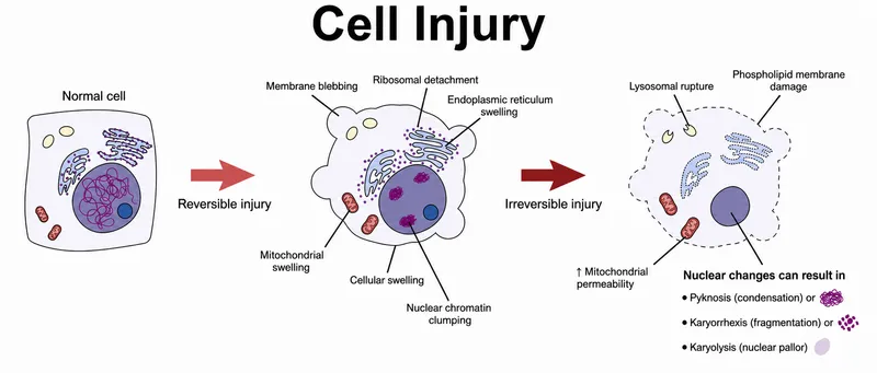 Cell Injury: Reversible vs Irreversible Changes