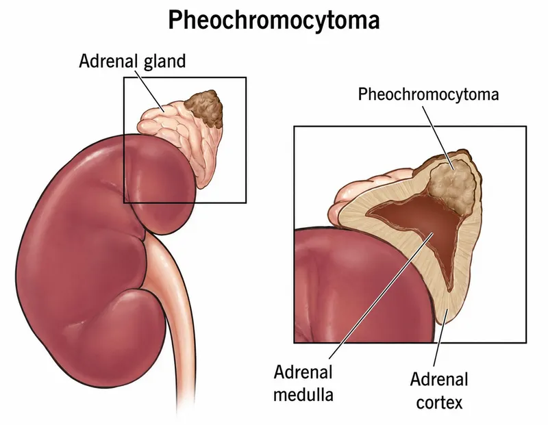 Pheochromocytoma on Adrenal Gland