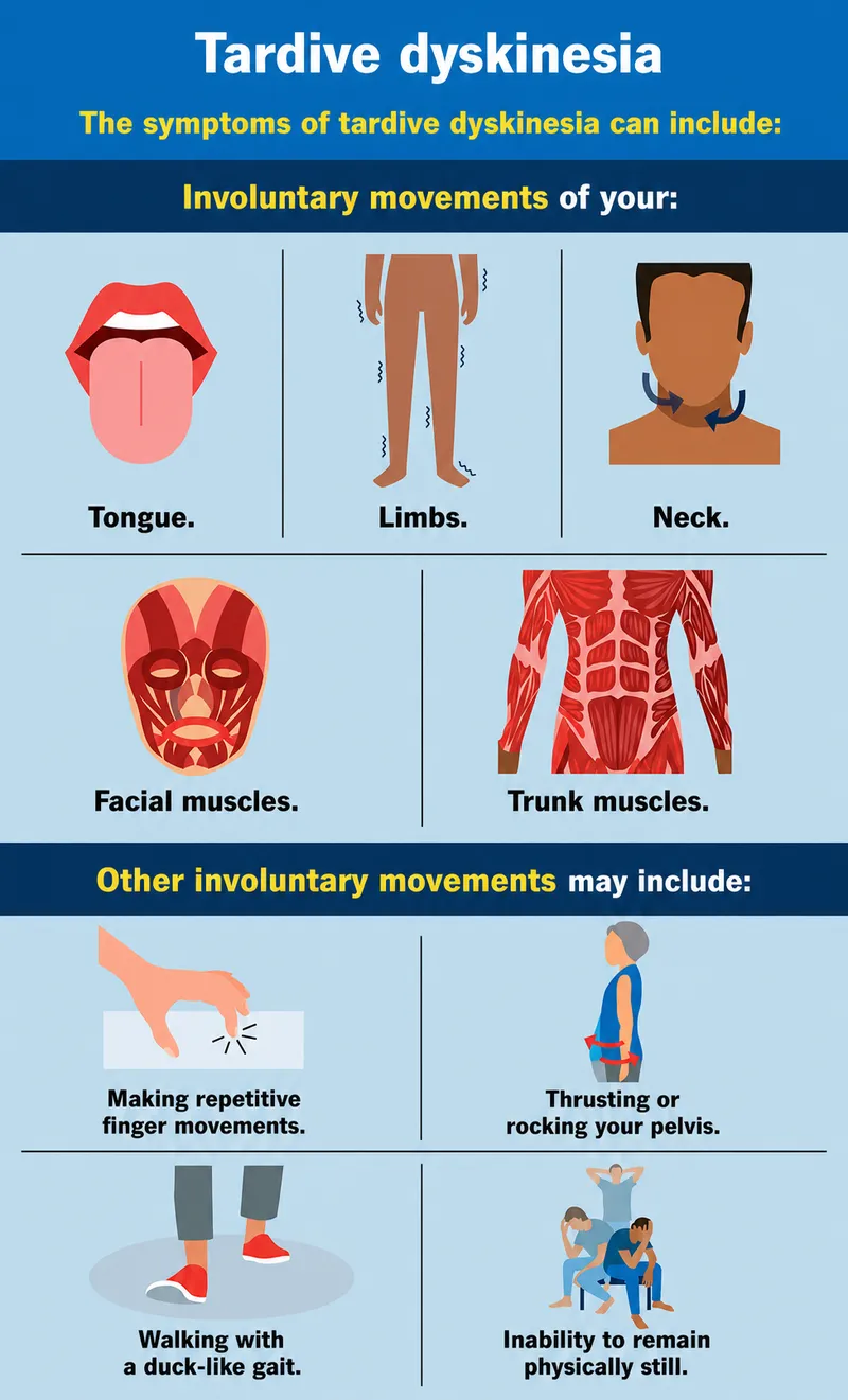 Symptoms of Tardive Dyskinesia