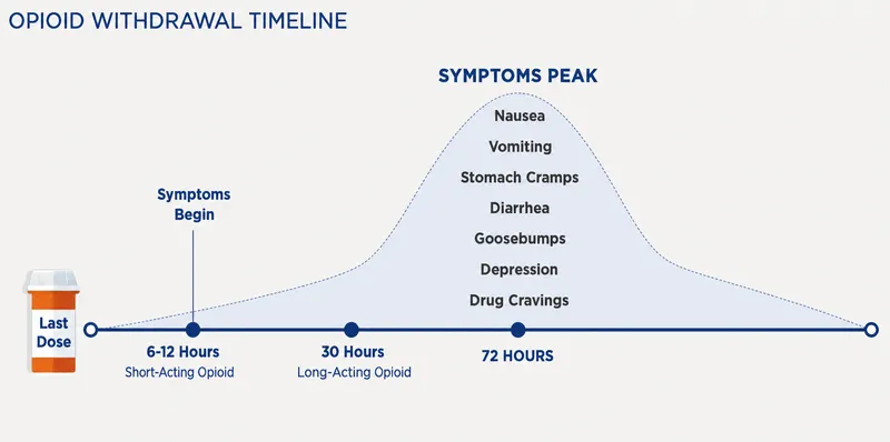 Opioid Withdrawal Timeline