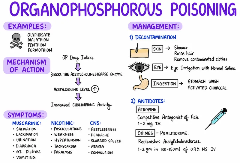 Organophosphorus Poisoning: Symptoms and Management