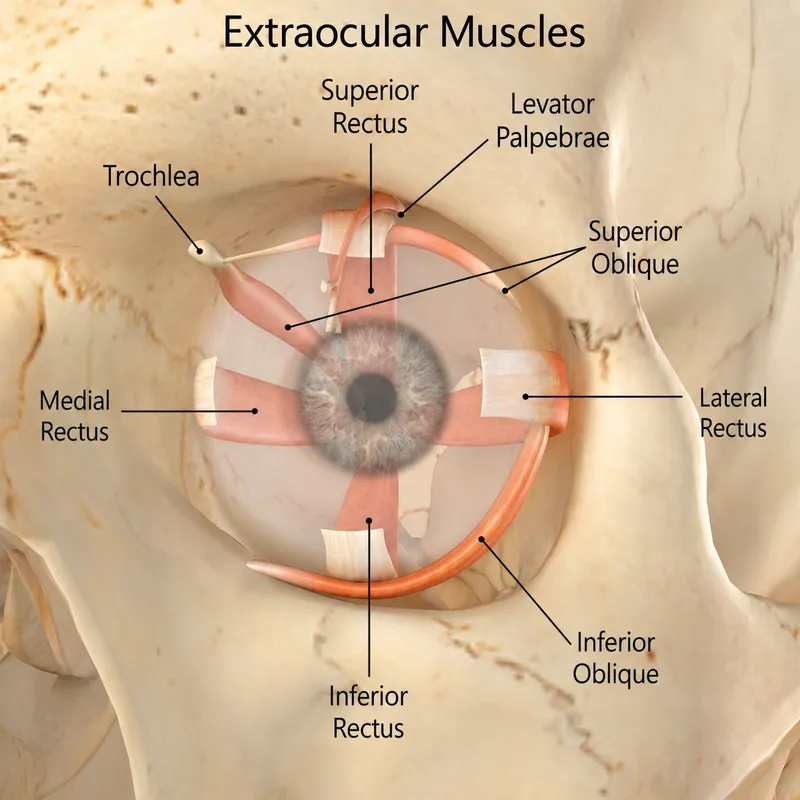Extraocular Muscles Diagram