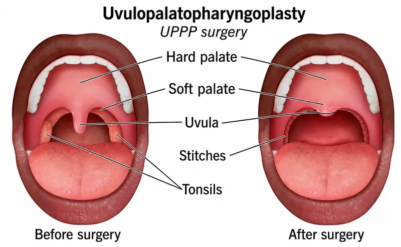 UPPP surgery before and after