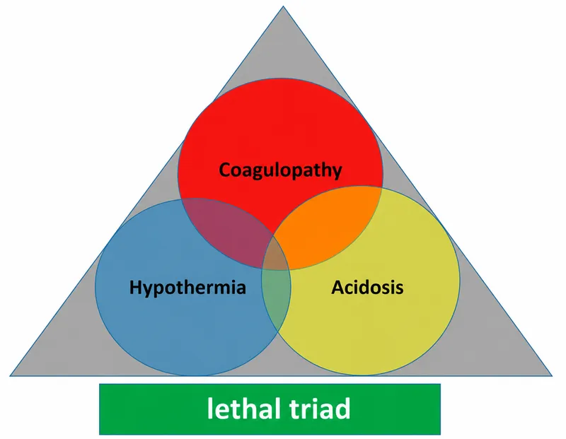 Lethal Triad of Trauma: Hypothermia, Acidosis, Coagulopathy
