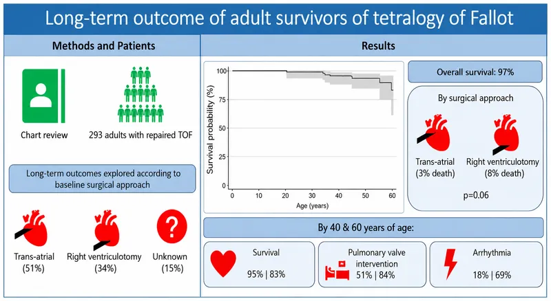 Long-term outcomes of Tetralogy of Fallot repair