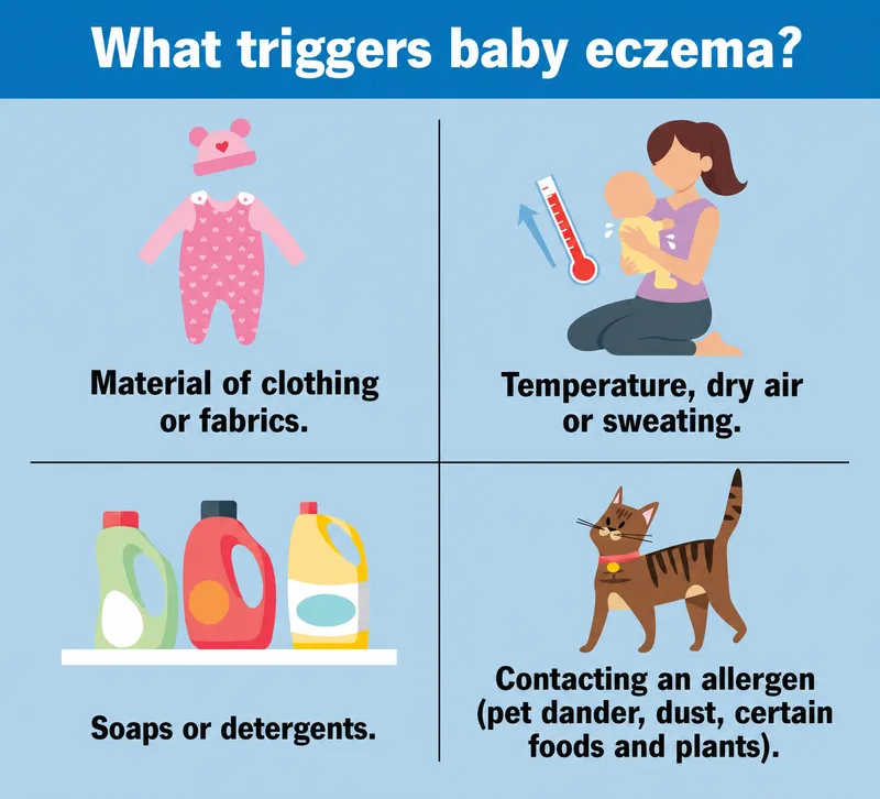 Triggers for baby eczema